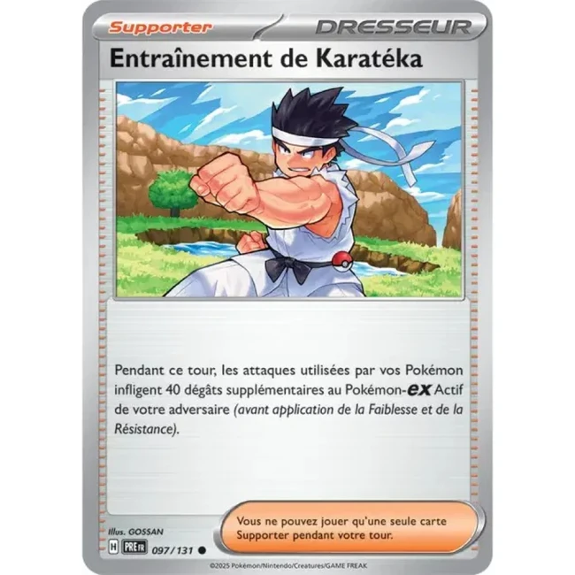 Carte Pokémon Entraînement de Karatéka 97/131 - EV8.5 Evolutions Prismatiques