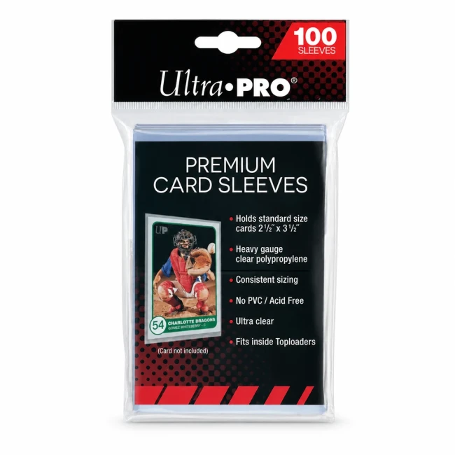 Paquet de 100 Ultra Pro Premium Card Sleeves transparentes