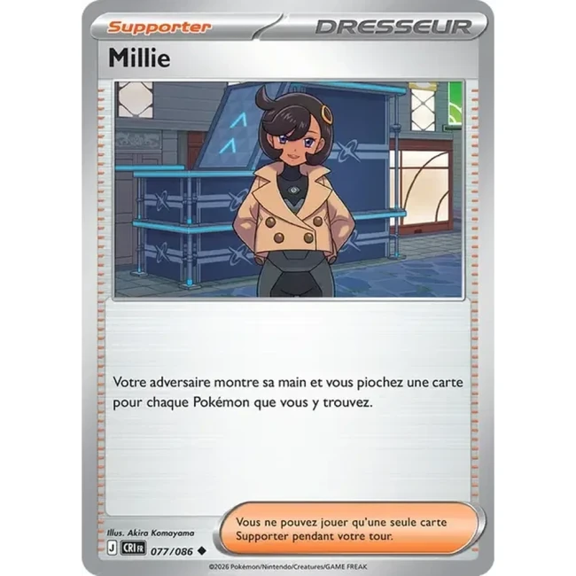Carte Pokémon Millie 77/086 - ME04 Chaos Ascendant