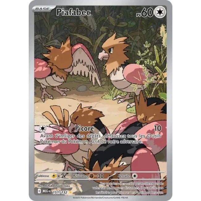 Carte Pokémon Piafabec 151/132 - ME1 Méga évolution