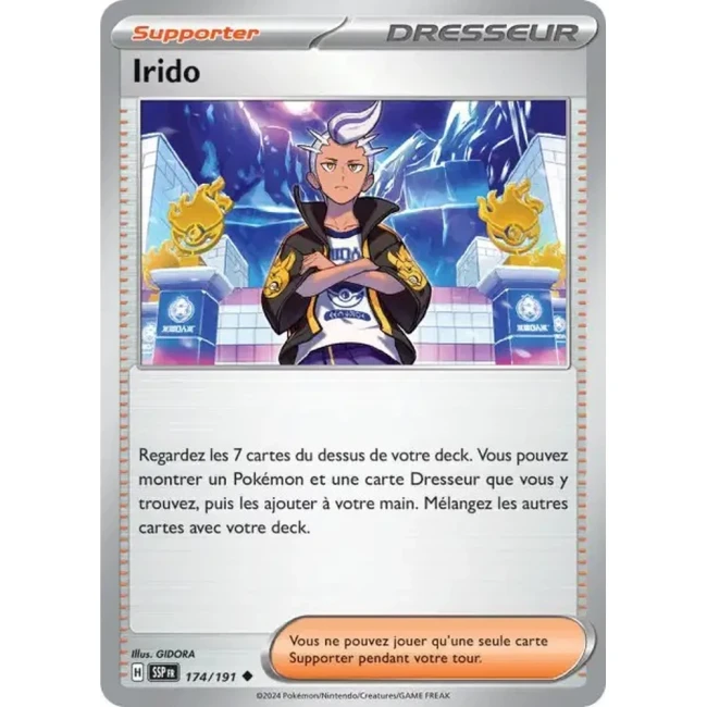 Carte Pokémon Irido 174/191 - EV8 Étincelles Déferlantes