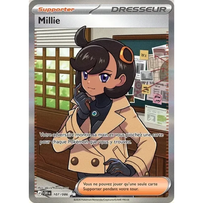Carte Pokémon Millie 107/086 - ME04 Chaos Ascendant