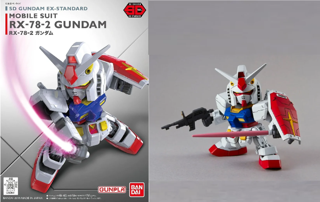 SD Gundam Ex-Standard RX-78-2 Gundam - Model Kit Bandai SD Gundam Ex-Standard RX-78-2 Gundam - Model Kit Bandai