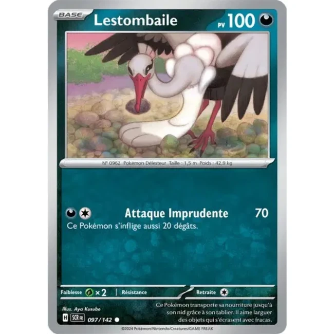 Carte Pokémon Lestombaile 97/142 - EV7 - Couronne Stellaire