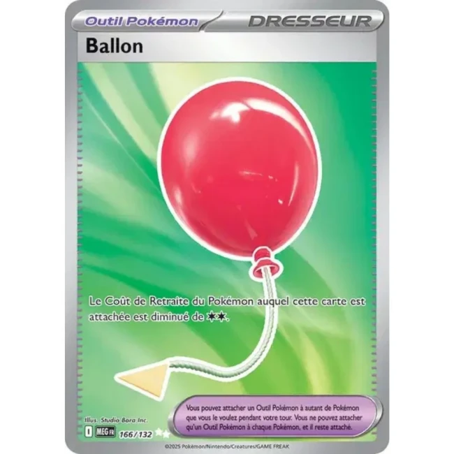 Carte Pokémon Ballon 166/132 - ME1 Méga évolution