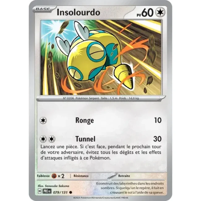 Carte Pokémon Insolourdo 79/131 - EV8.5 Evolutions Prismatiques