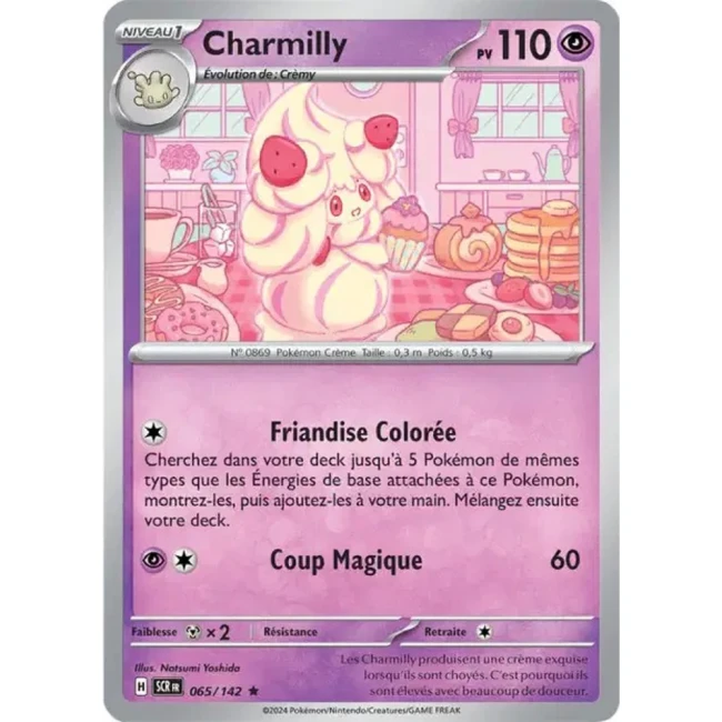 Carte Pokémon Charmilly 65/142 - EV7 - Couronne Stellaire