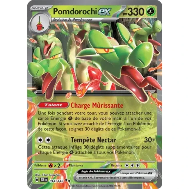 Carte Pokémon Pomdorochi ex 14/142 - EV7 - Couronne Stellaire