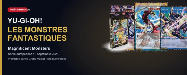 Yu-Gi-Oh! Magnificent Monsters – bannière Bannière Yu-Gi-Oh! Les Monstres Fantastiques sortie le 3 septembre 2026