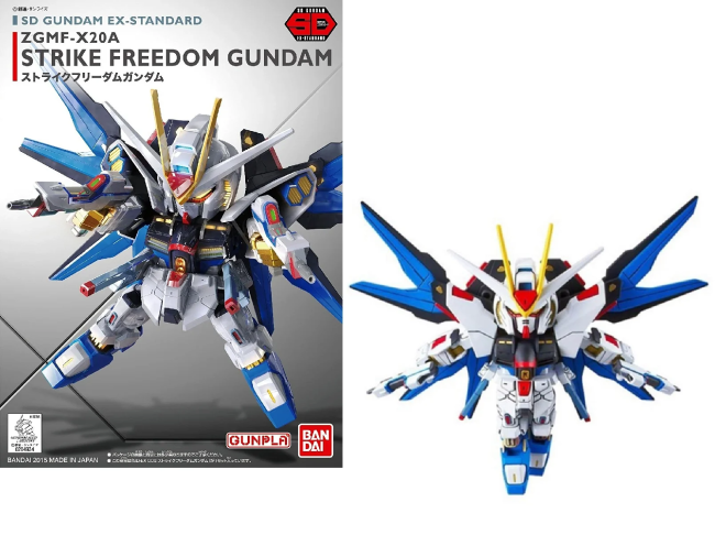 SD Gundam Ex-Standard Strike Freedom Gundam - Model Kit Bandai SD Gundam Ex-Standard Strike Freedom Gundam - Model Kit Bandai
