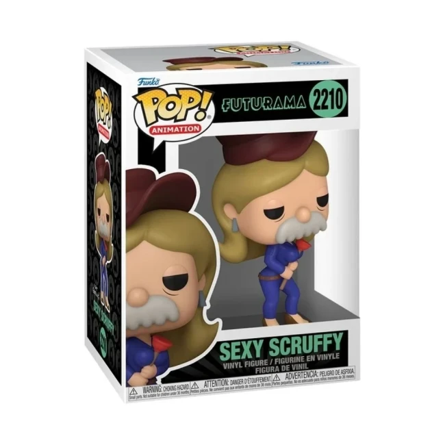 Figurine Funko POP Animation Sexy Scruffy Futurama Funko POP Futurama Sexy Scruffy boîte vitrine