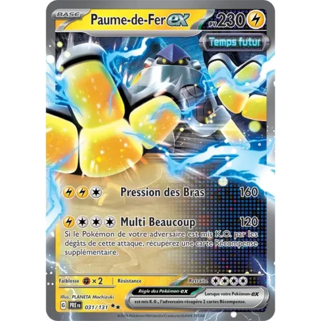 Carte Pokémon Paume-de-Fer ex 31/131 - EV8.5 Evolutions Prismatiques