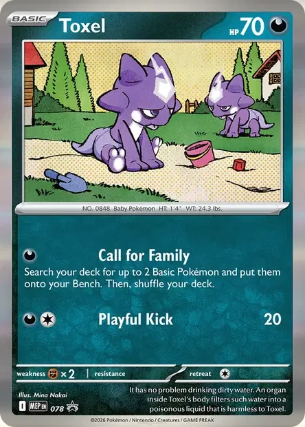 Carte Pokémon Toxizap 078 - Méga évolution PROMO