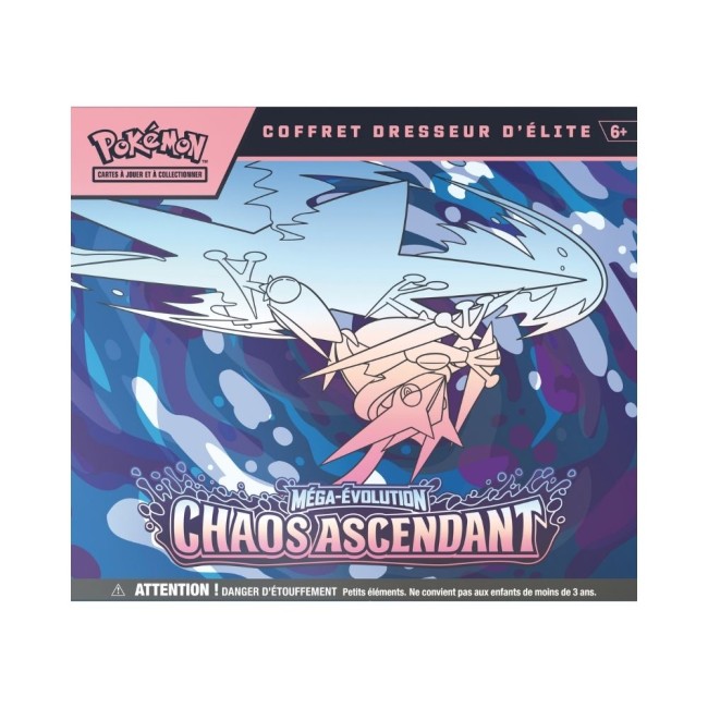Visuel coffret Pokémon ME04 Chaos Ascendant illustration ETB face