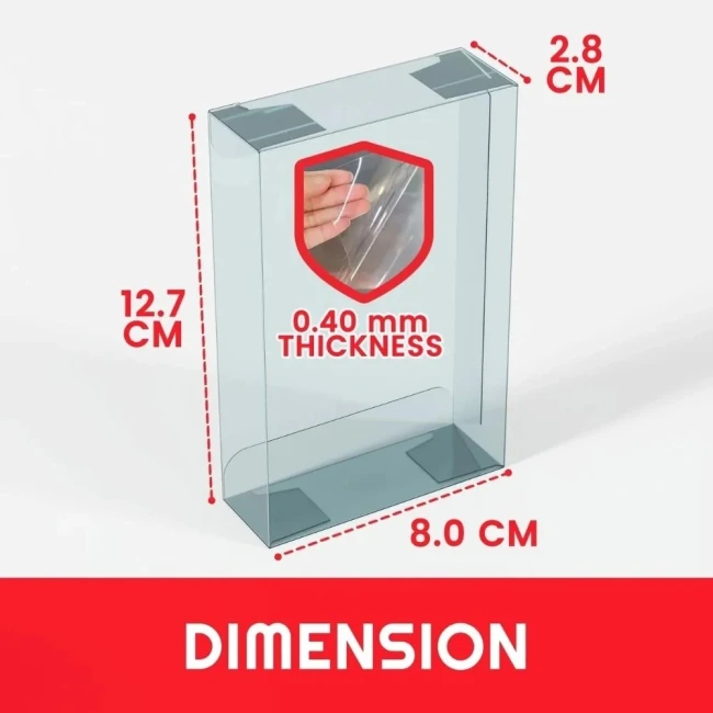 Dimensions de la boîte EVORETRO pour Mini Tin – 12,7 x 8 x 2,8 cm