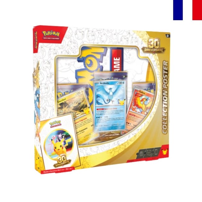 Pokémon JCC : Collection Coffret Poster ME05.5 30ème anniversaire FR