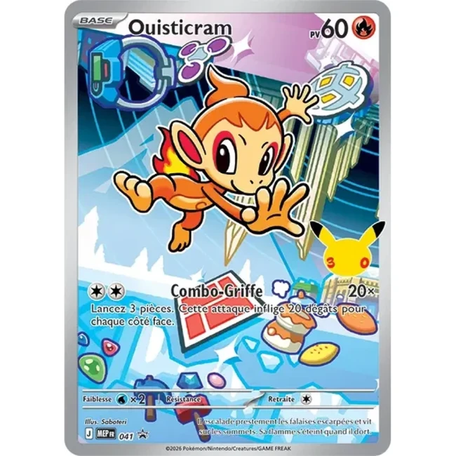 Carte Pokémon  Ouisticram 041 - Méga évolution PROMO