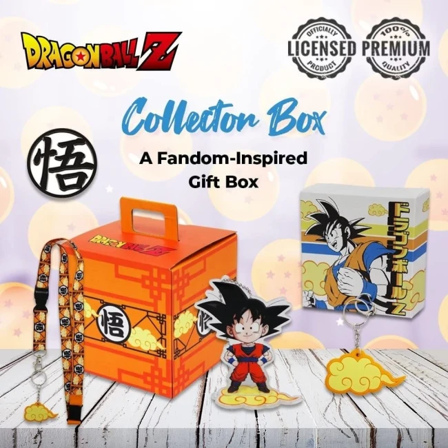 Coffret officiel Dragon Ball Z Goku et ses six accessoires
