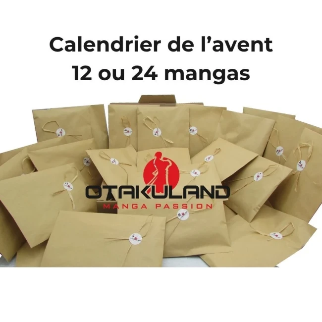Calendrier de l’Avent Manga – 12 ou 24 Tomes uniques à découvrir Calendrier de l’Avent Manga Otakuland avec paquets de mangas préparés pour la découverte
