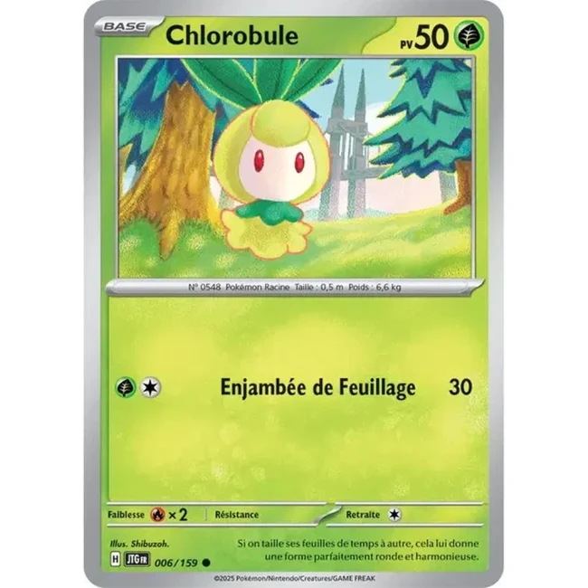 Carte Pokémon Chlorobule 6/159 - EV9 Aventures Ensemble