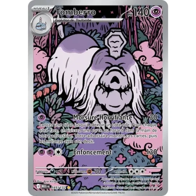Carte Pokémon Tomberro 145/132 - ME1 Méga évolution