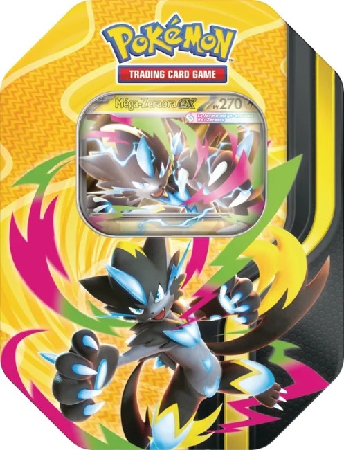 Pokébox Méga-Zeraora-ex – modèle au choix Pokébox Méga-Zeraora-ex Pokémon JCC en français