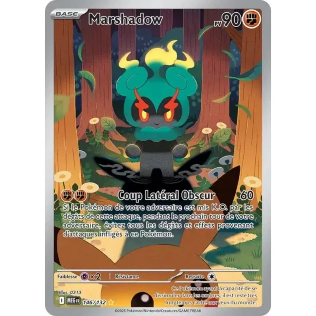 Carte Pokémon Marshadow 146/132 - ME1 Méga évolution