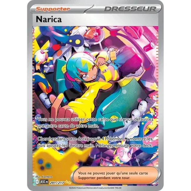 Carte Pokémon Narica 291/217 - ME02.5  Héros Transcendants