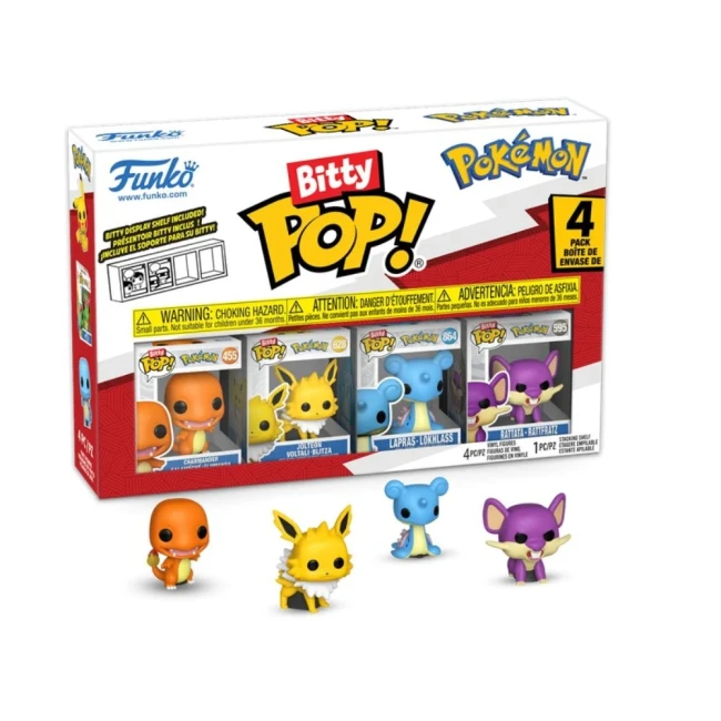 POKEMON - Bitty Pop 4 Pack 2.5cm - Salamèche