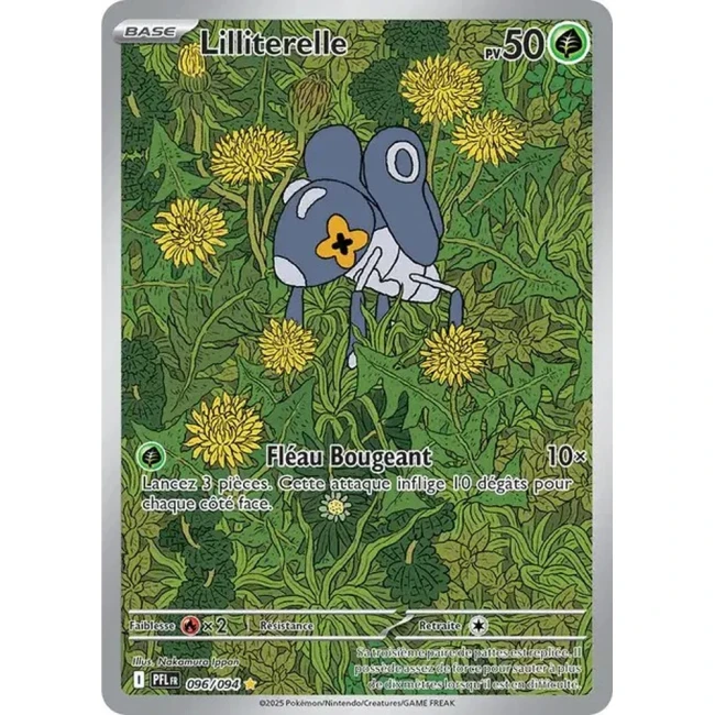 Carte Pokémon Lilliterelle 96/94 - ME02 Flammes Fantasmagoriques