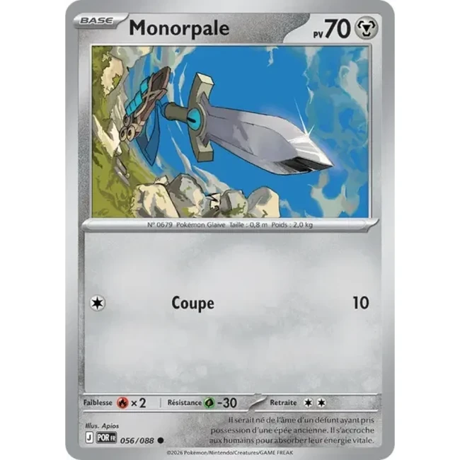 Carte Pokémon Monorpale 056/088 - ME03 Equilibre Parfait