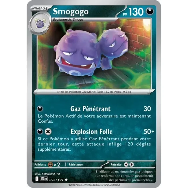 Carte Pokémon Smogogo 92/159 - EV9 Aventures Ensemble