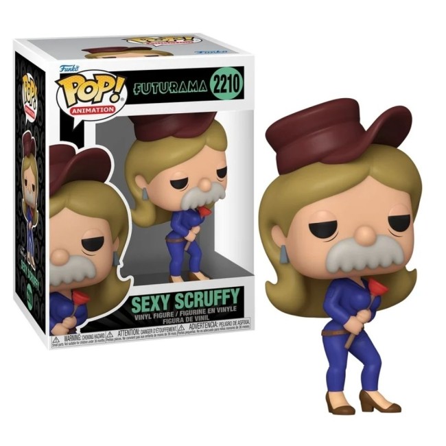 Funko POP Futurama Sexy Scruffy avec boîte