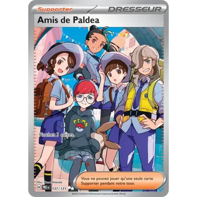 Carte Pokémon Amis de Paldea 137/131 - EV8.5 Evolutions Prismatiques