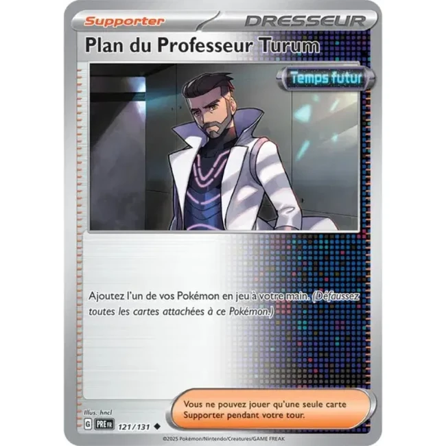 Carte Pokémon Plan du Professeur Turum 121/131 - EV8.5 Evolutions Prismatiques