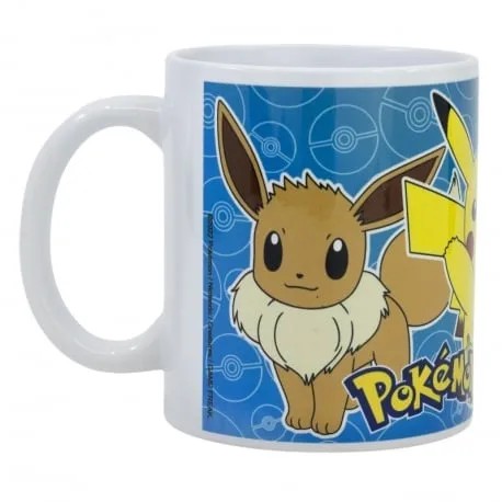 Mug Pokémon Medley II 325 ml avec Évoli et Pikachu