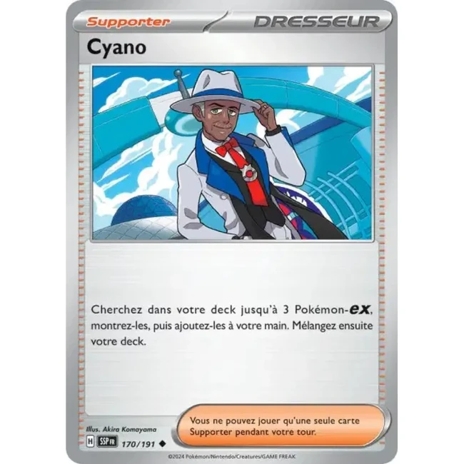 Carte Pokémon Cyano 170/191 - EV8 Étincelles Déferlantes