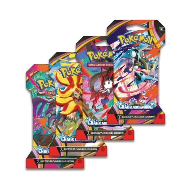 Pokémon JCC : Booster Méga-Évolution ME04 Chaos Ascendant - FR