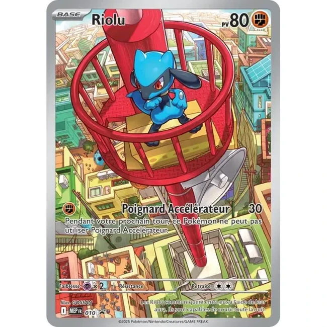 Carte Pokémon Riolu 010 - Méga évolution PROMO