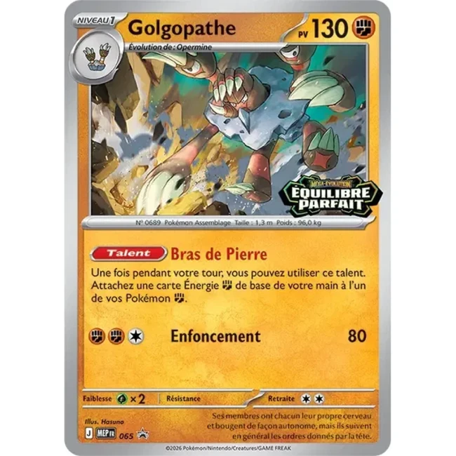 Carte Pokémon  Golgopathe 065 - Méga évolution PROMO