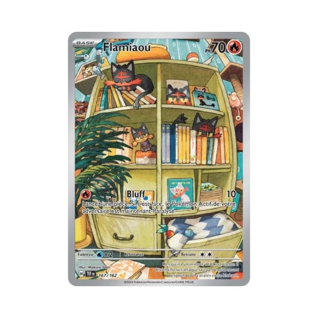 Carte Pokémon Forces Temporelles - Flamiaou 167/162