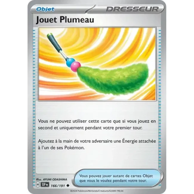 Carte Pokémon Jouet Plumeau 166/191 - EV8 Étincelles Déferlantes