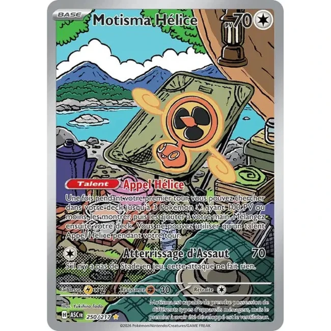 Carte Pokémon Motisma Hélice 250/217 - ME02.5  Héros Transcendants