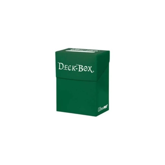 Ultra Pro - PRO 80+ Deck Box - Vert Boîte de rangement Ultra PRO Deck Box verte pour cartes de collection, avec un couvercle refermable et un design compact, idéale pour protéger et transporter un deck.