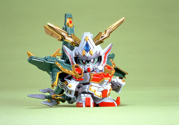 Gundam BB157 Rairyu Gundam assemblé - Model Kit Bandai Model kit Gundam BB157 Rairyu Gundam assemblé avec armure dorée