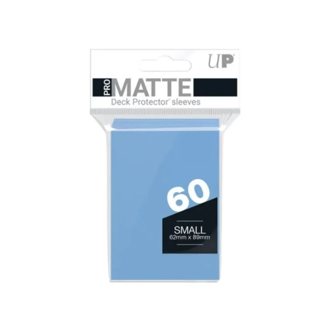 Ultra Pro - PRO-Matte Sachet de 60 protèges cartes petit format Bleu Clair (62 x 89 mm)