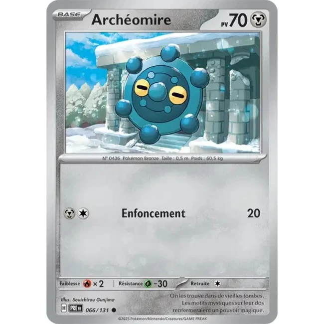 Carte Pokémon Archéomire 66/131 - EV8.5 Evolutions Prismatiques