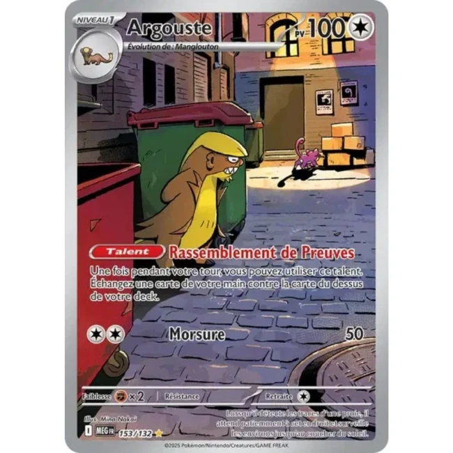 Carte Pokémon Argouste 153/132 - ME1 Méga évolution