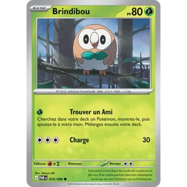 Carte Pokémon Brindibou 010/088 - ME03 Equilibre Parfait