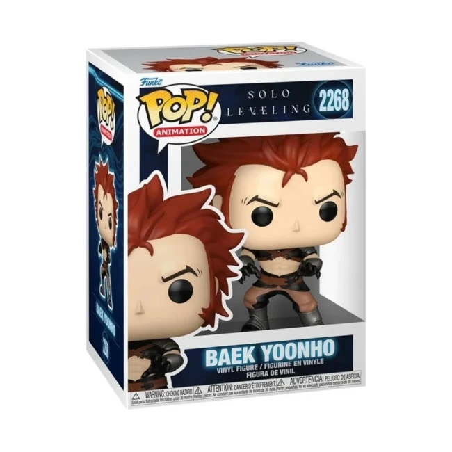 Figurine Funko POP Baek Yoonho Solo Leveling avec boîte Funko POP Solo Leveling Baek Yoonho boîte n°2268